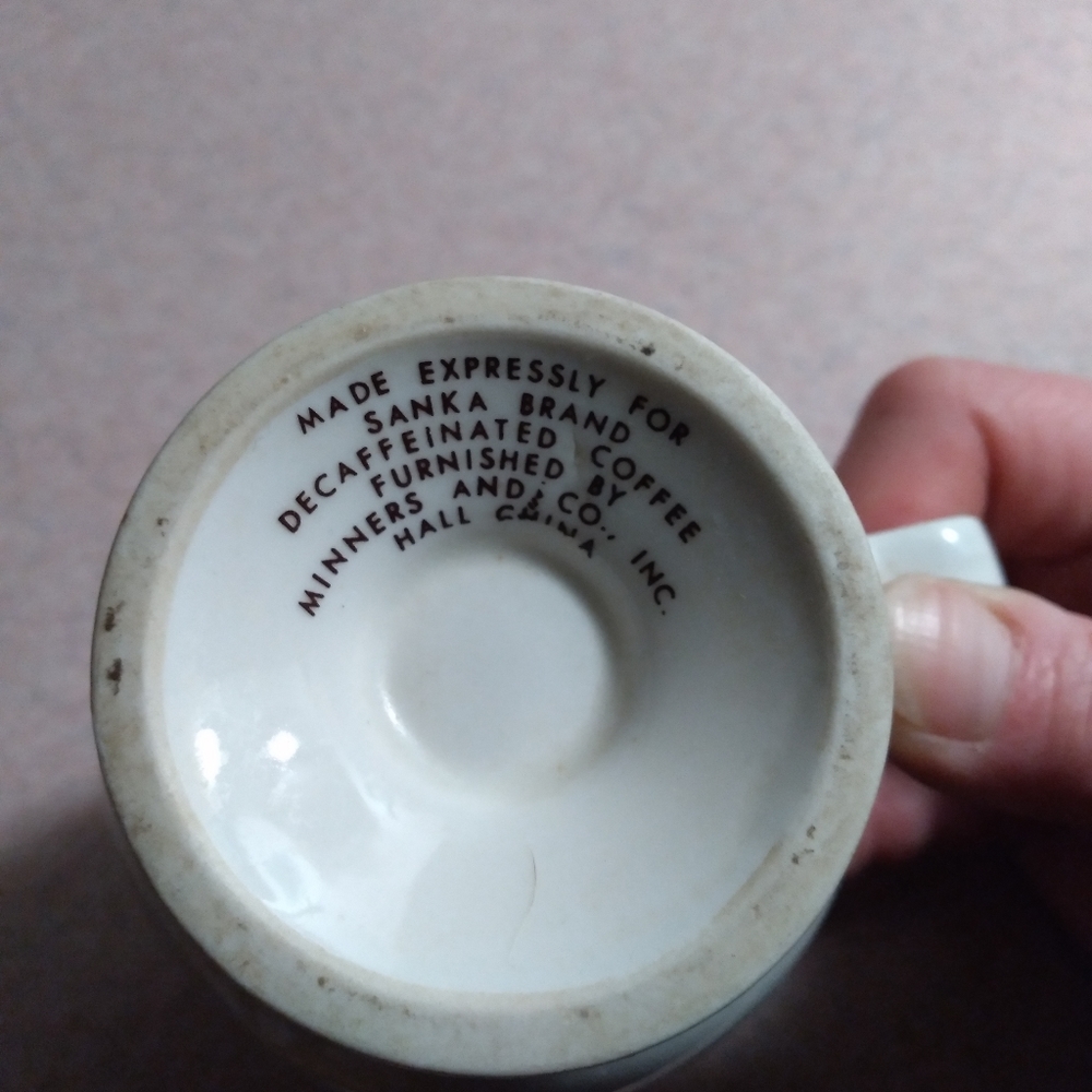 Vintage Sanka coffee cup - Picture 2 of 2